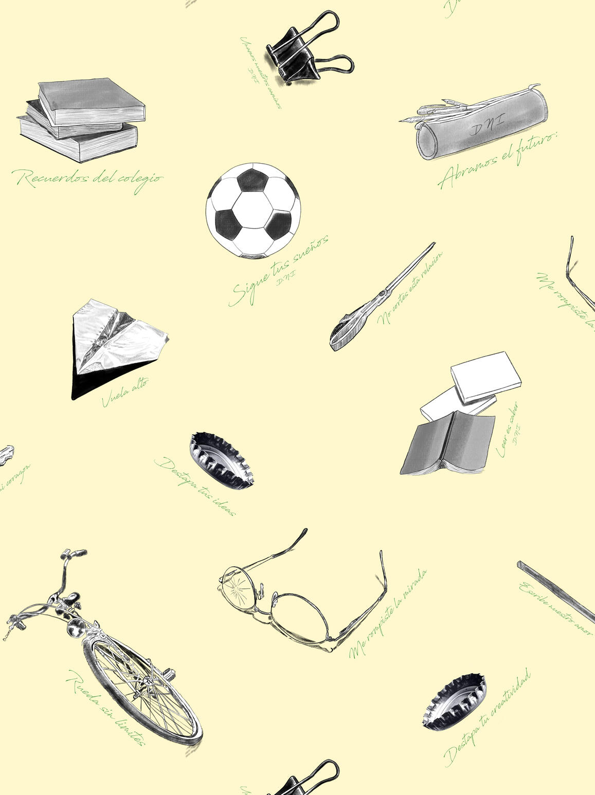 Motif all-over – D.N.I