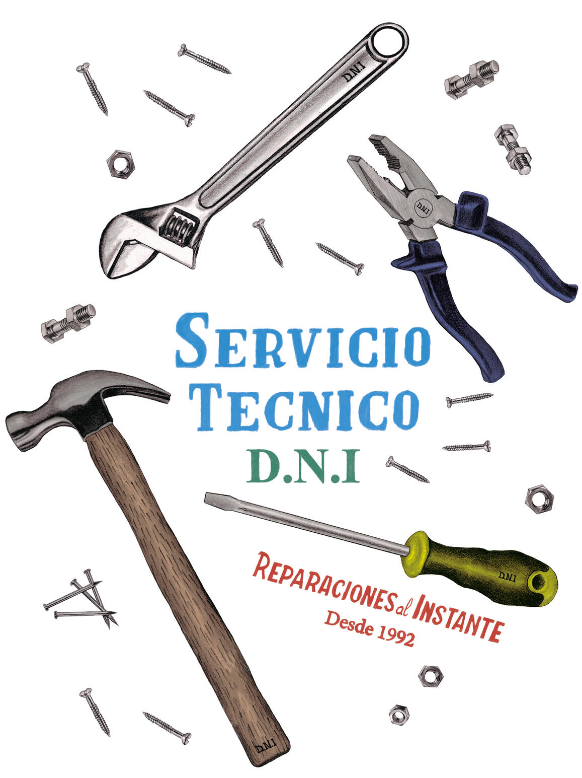 Motif placé – D.N.I