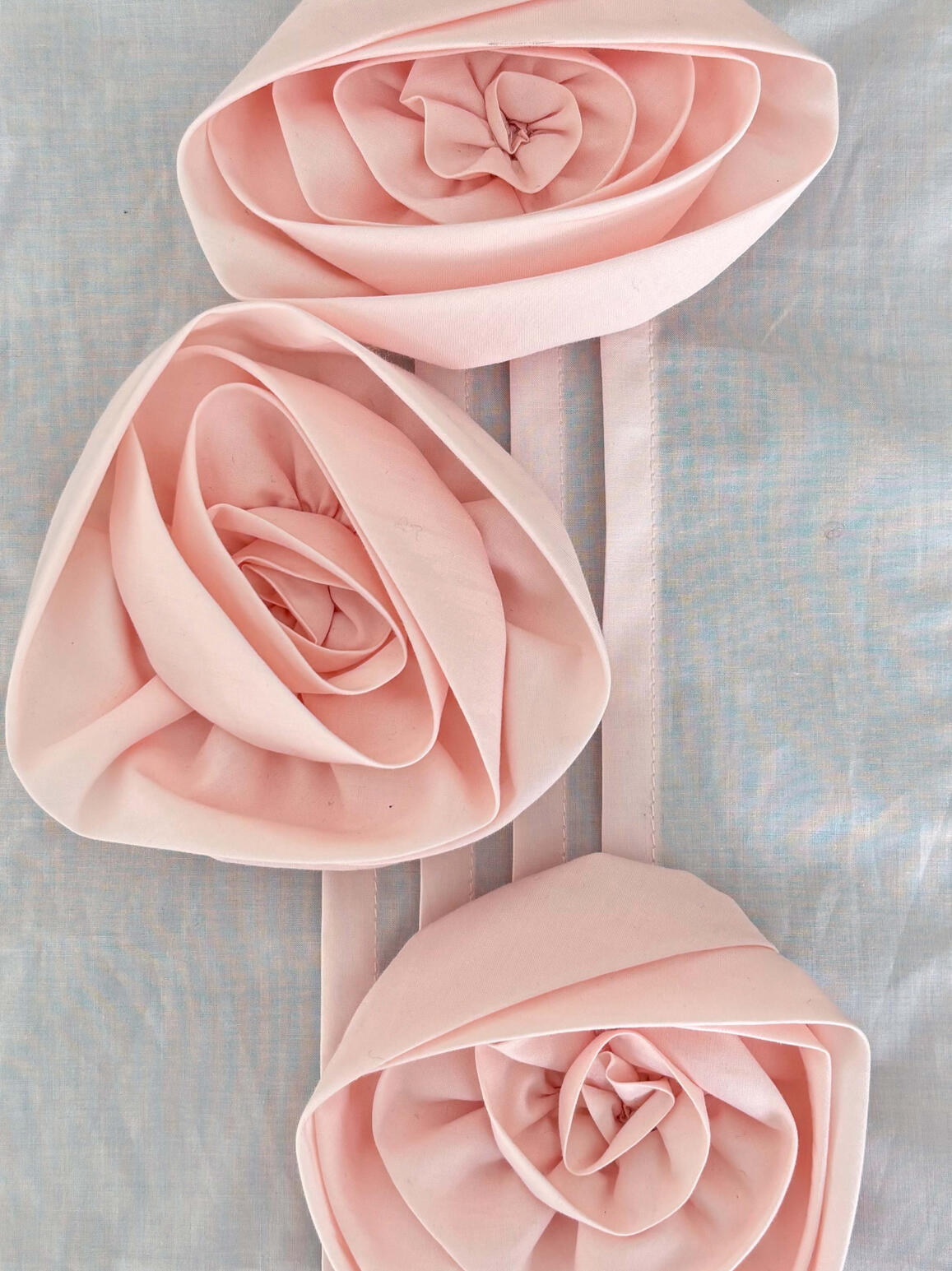 Aplication faite main en tissus de coton - Initiatives