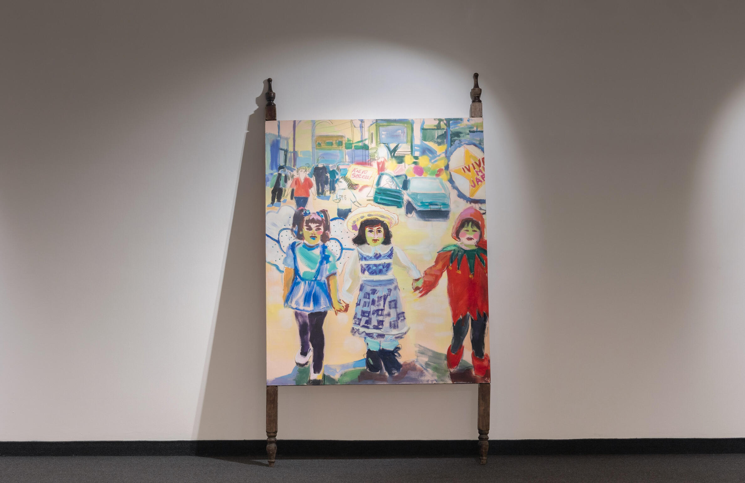 &quot;Arrullo de estrellas&quot; / Técnica mixta sobre tela, 2025